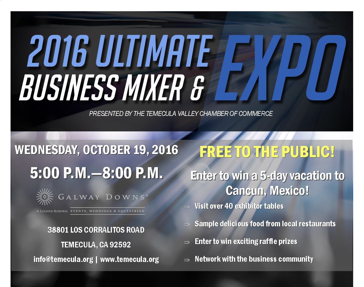 flyerultimatemixerpublic Galway Downs Events, Weddings